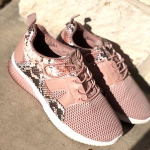 Snake skin sneakers